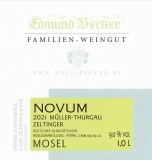 2021 Novum Müller-Thurgau Qualitätswein 9,0 Vol% Alk. lieblich